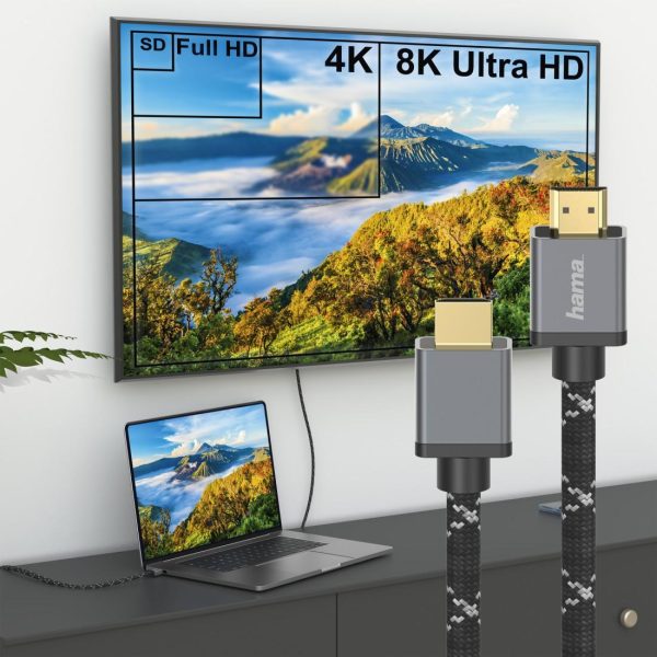 HAMA Кабел Ultra High Speed HDMI - HDMI, 8K, 5.0 м, сертифициран 7
