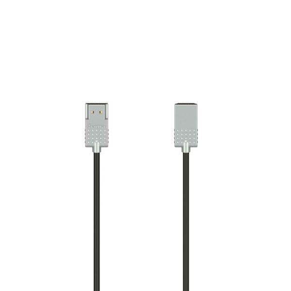 HAMA Кабел "Ultra-Slim" HDMI - HDMI, 4K, 18 Gbit/s, Ethernet, 2.0 м 1