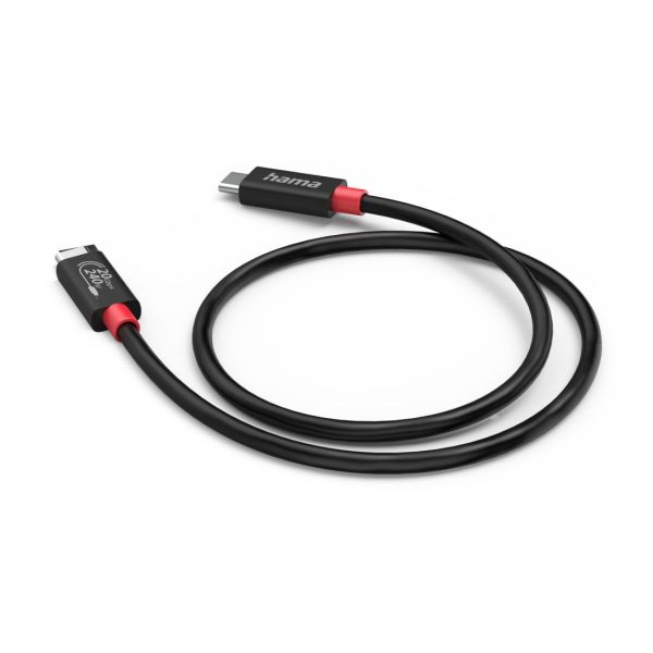 HAMA Кабел USB-C, E-Marker, USB4 Gen2, 20 Gbit/s, 5 A, 240 W, 200788 3