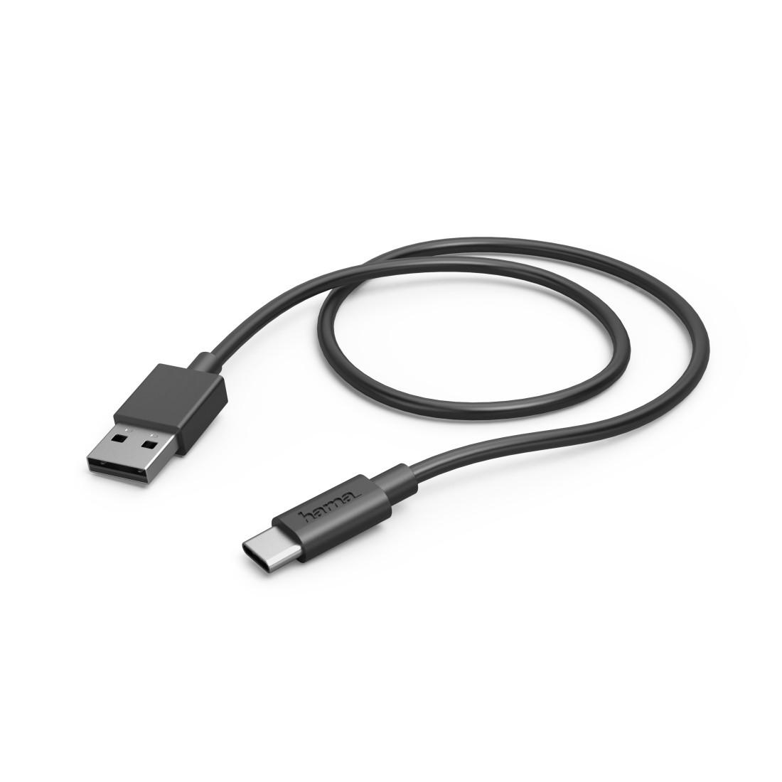 HAMA Кабел USB-C - USB А, 0,5 м, 480Мbit/ 3А, черен 5