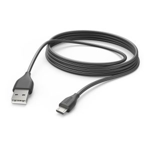 HAMA Кабел за зареждане, USB-A - Micro-USB, 3 m, черен 1