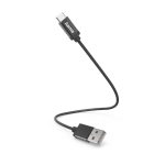 HAMA Кабел за зареждане, USB-C -USB A, 0.2м, черен 1