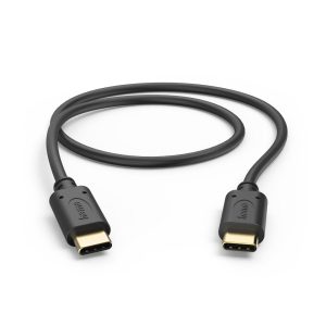 HAMA Кабел за зареждане, USB-C - USB-C, 0,5 м, черен 1