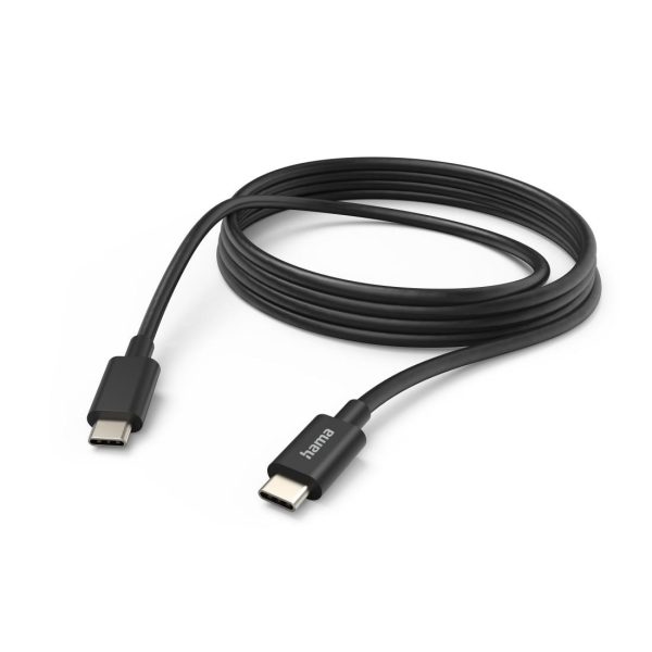 Hama Кабел за зареждане, USB-C - USB-C, 3 м, черен 1