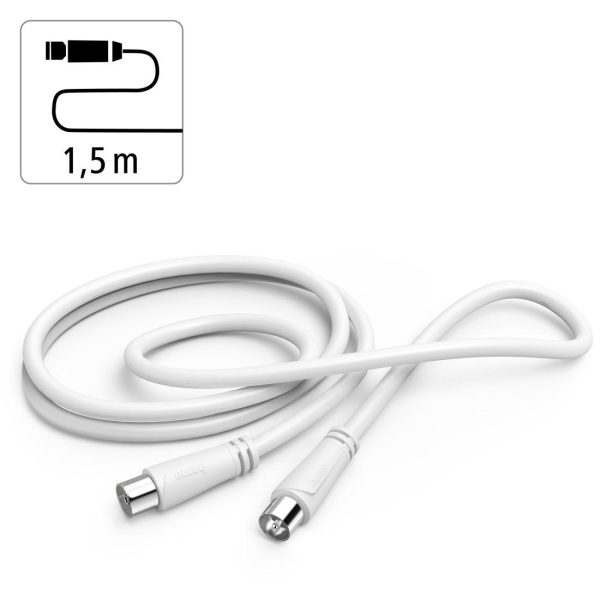 HAMA Коаксиален антенен кабел, 1,5 м, 90 dB 5