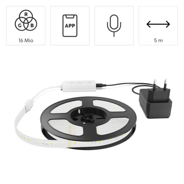 HAMA LED лента, RGBW, WLAN, димируема, 176633 10