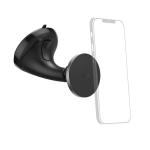 HAMA Магнитна стойка за кола за телефон MagLock, За предното стъкло, Черна 1