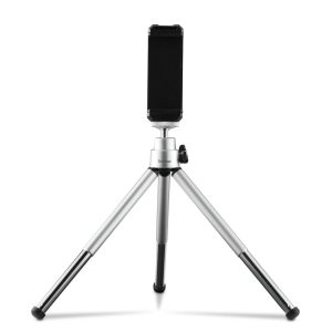 HAMA Мини статив/трипод "Fancy 2in1" за мобилен телефон и фотоапарат 1/4", 16 см, сребрист 1