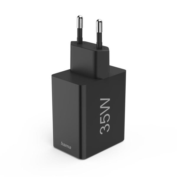 HAMA Мини Зарядно 220V 35 W, 1x USB-C PD, 3x USB-A, Черно 5