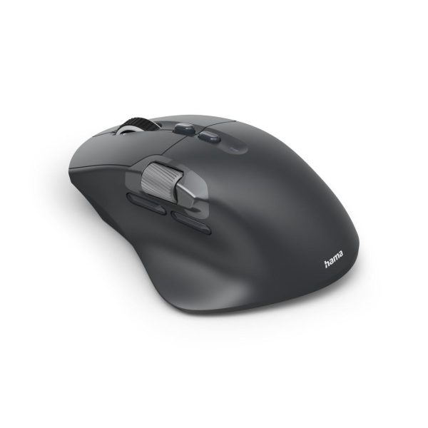 HAMA Мишка „WM-900“ мултифункционална, ергономична, Bluetooth, батерия, RGB, черна 3