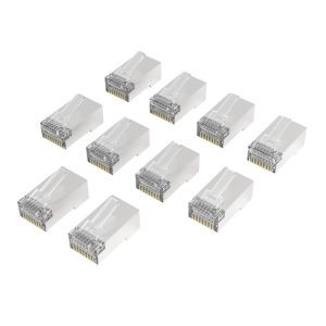 HAMA Накрайник RJ45, CAT 6a, 10 Gbit/s, екраниран, 10 бр. 1