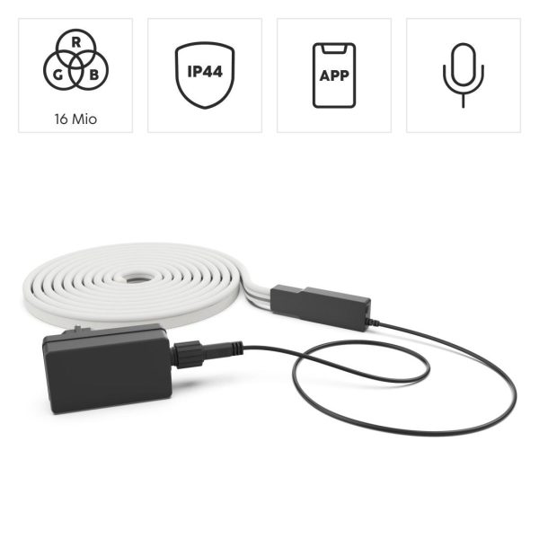 HAMA Неонова LED лента, RGB, WLAN, външна IP44, 176634 15