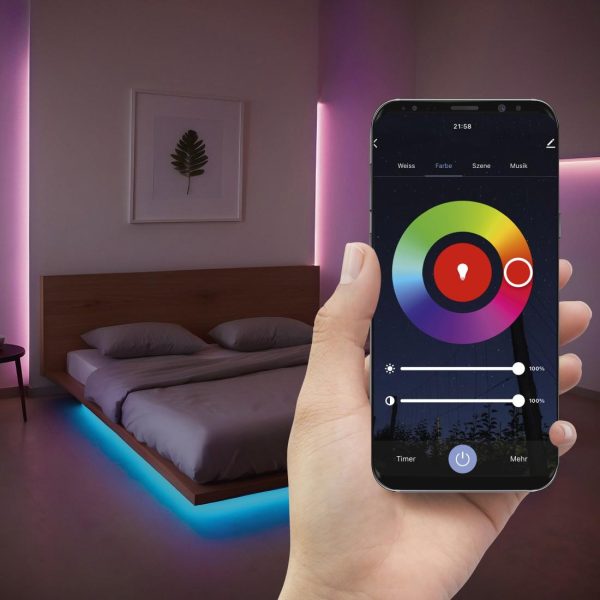 HAMA Неонова LED лента, RGB, WLAN, външна IP44, 176634 16