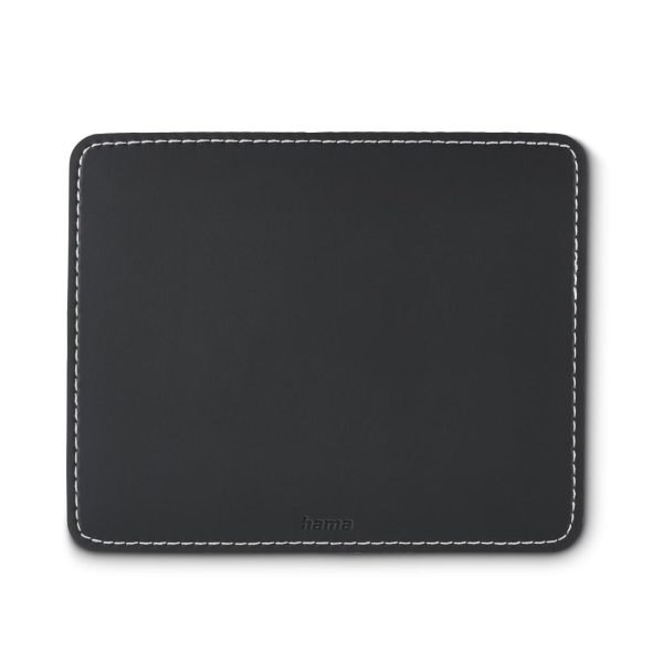 HAMA Пад за мишка "Leather look", Черен 1