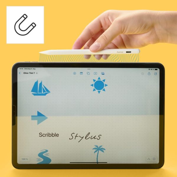 HAMA Писалка /стилус/ за таблет Apple iPad, "Scribble", висока точност, разпознаване на наклон 7