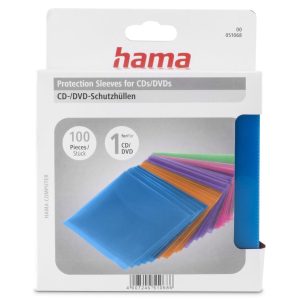 HAMA Предпазни пликове за CD/DVD, 100 бр, цветни 1