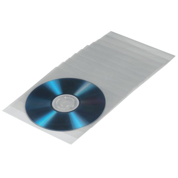 HAMA Предпазни пликове за CD/DVD, 50 бр, прозрачни 2