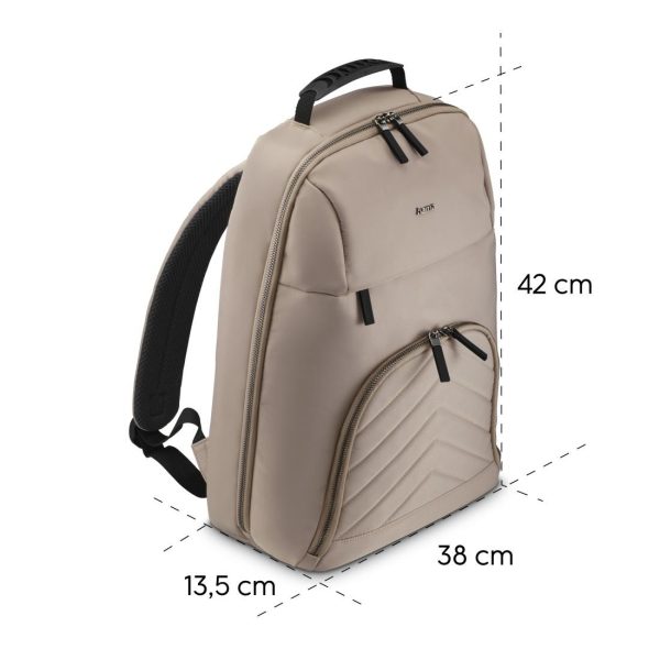 HAMA Раница за лаптоп "Premium Lightweight", до 41 см (16,2"), бежов 19