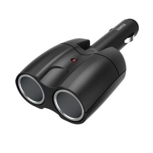 HAMA Разклонител 1:2 за запалката на автомобил, 180 °, 12 V, 223403 1