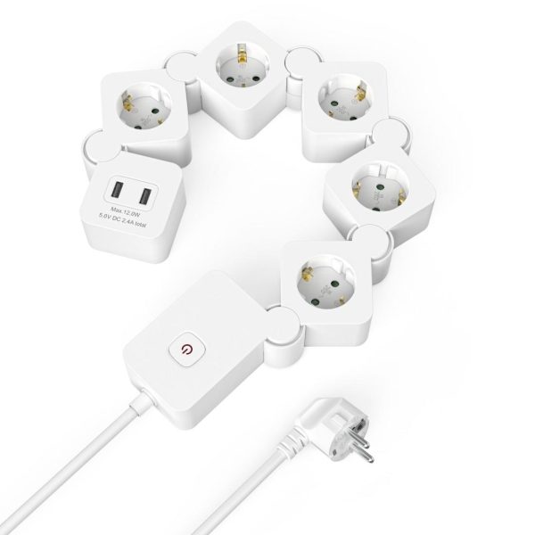HAMA Разклонител 5 гнезда, USB-A 12 W, 223190 2