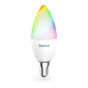 HAMA Смарт LED крушка WLAN, E14, Matter, 4,9 W, RGBW, 176641 1