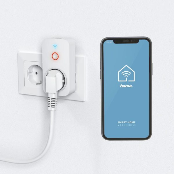HAMA Смарт WiFi конктакт, 2 USB порта, 2300 W, 10 A, HAMA-176612 5