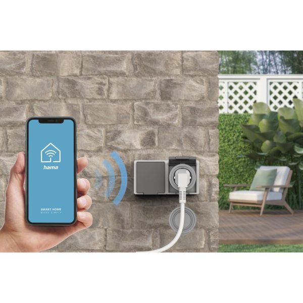 HAMA Смарт WiFi конктакт, "Outdoor", HAMA-176624 6