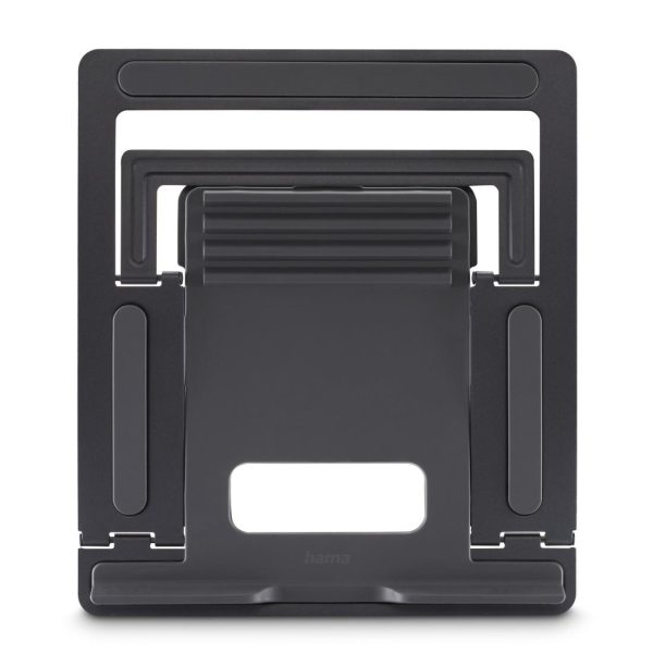 HAMA Стойка за лаптоп "Metal", 4-степенно накланяне, сгъваема, до 40 см (15,6"), сива 2