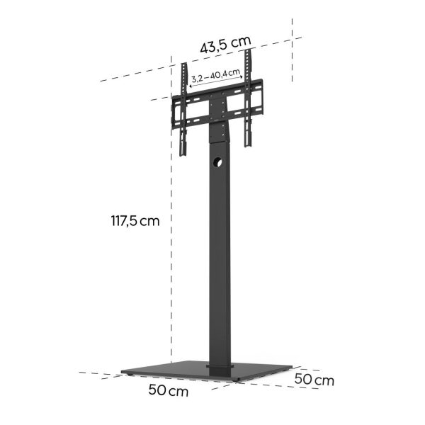 HAMA Стойка за TV, регулируема, 165 cm (65"), до 35 кг, 220868 12