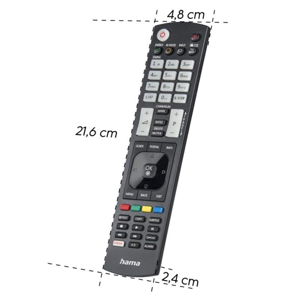 HAMA Универсално дистанционно за LG TV, Светещи бутони, обучаемо 11