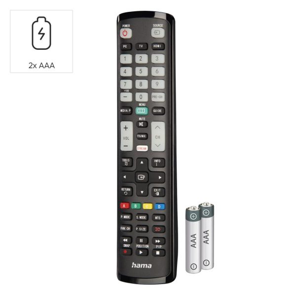 HAMA Универсално дистанционно за Samsung TV, IR, обучаемо, светещи бутони 6