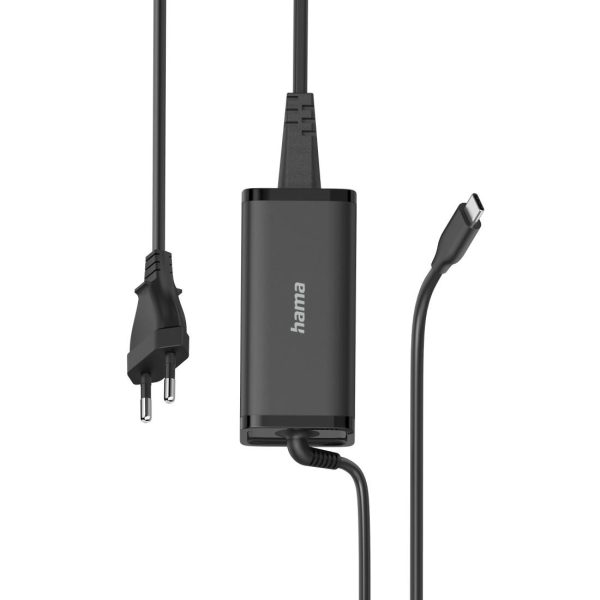 HAMA Универсално захранване за лаптоп, USB-C, Gan, (PD), 5-20V/100W 4