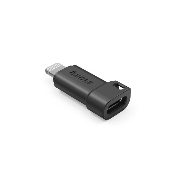 HAMA USB-C адаптер към Apple Lightning Plug, черен 2