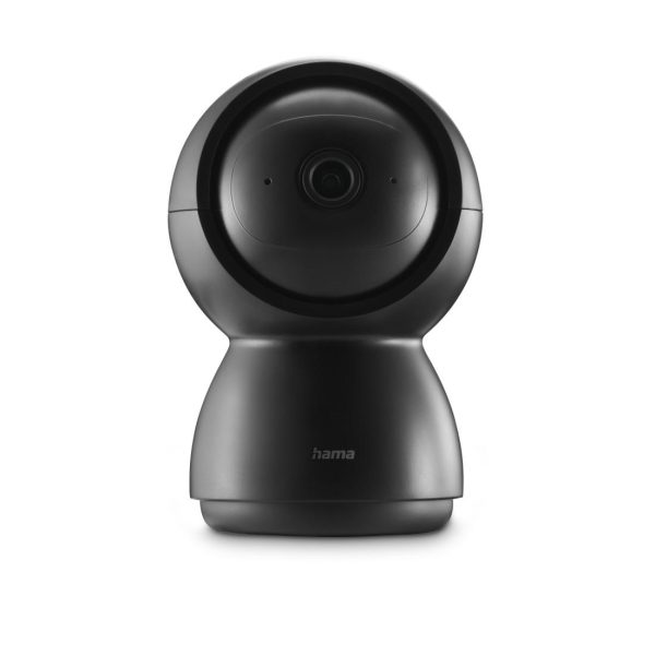 HAMA WiFi камера 1080p, за закрити помещения, въртяща се, сензор за движение, черна 1