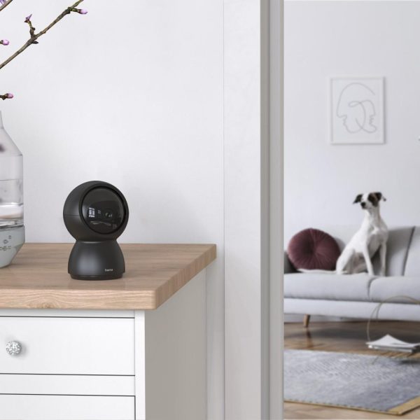 HAMA WiFi камера 1080p, за закрити помещения, въртяща се, сензор за движение, черна 6