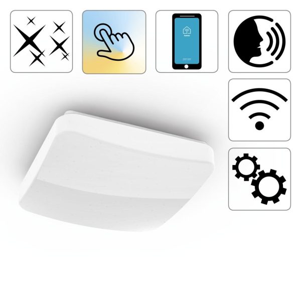 Hama WiFi Таванно осветление, квадрат, 27 cm, 176605 8