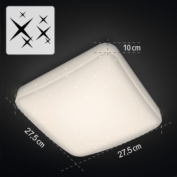 Hama WiFi Таванно осветление, квадрат, 27 cm, 176605 9