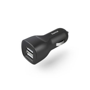 HAMA Зарядно за кола, 2x USB-A, 12 W, 201636 1