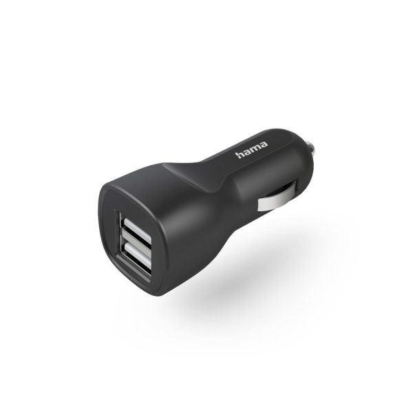 HAMA Зарядно за кола, 2x USB-A, 12 W, 201636 1