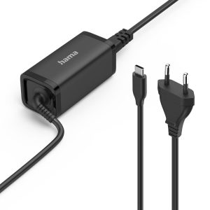 HAMA Зарядно за лаптоп USB-C PD, GaN, 5-20V/45 W 1