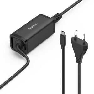 HAMA Зарядно за лаптоп, USB-C PD, GaN, 5-20V/65 W 1