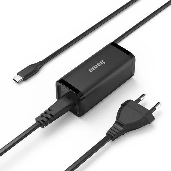 HAMA Зарядно за лаптоп, USB-C PD, GaN, 5-20V/65 W 3