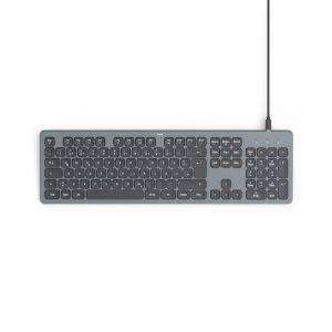HAMA Жична Клавиатура "CK-400", Х-структурна, USB-A, USB-C, AI бутон, светеща 1