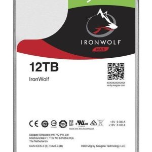 Хард диск SEAGATE IronWolf, 12TB, 256MB, 7200 rpm, SATA 6.0Gb/s, ST12000VN0008 1