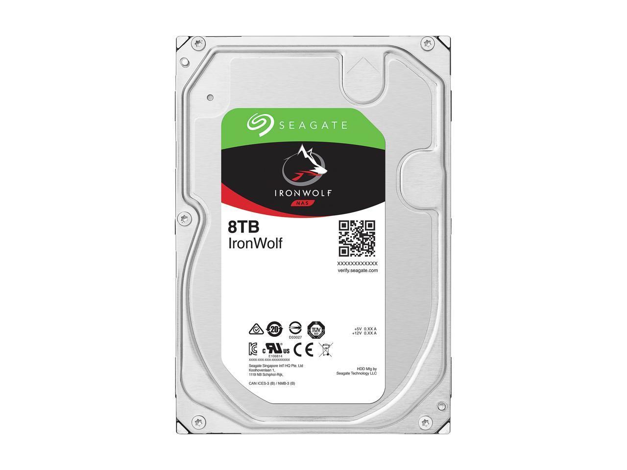 Хард диск SEAGATE IronWolf ST8000VN004, 8TB, 256MB Cache, SATA 6.0Gb/s 4