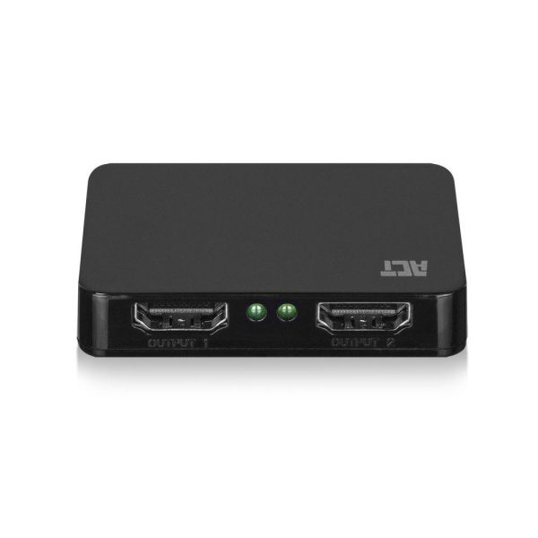 HDMI Сплитер ACT AC7835, 1/2, 4K@30Hz, USB, Черен 1
