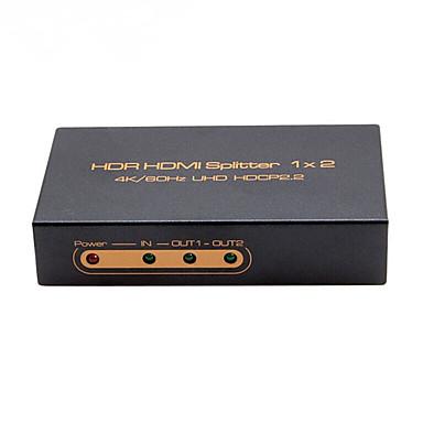HDMI сплитер ESTILLO HDSP0010M1, 1/2, 4K/60Hz 2