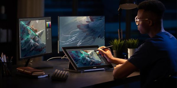 HUION  /Хюйън/ Графичен дисплей таблет Kamvas Pro 16 4K GT1562 6