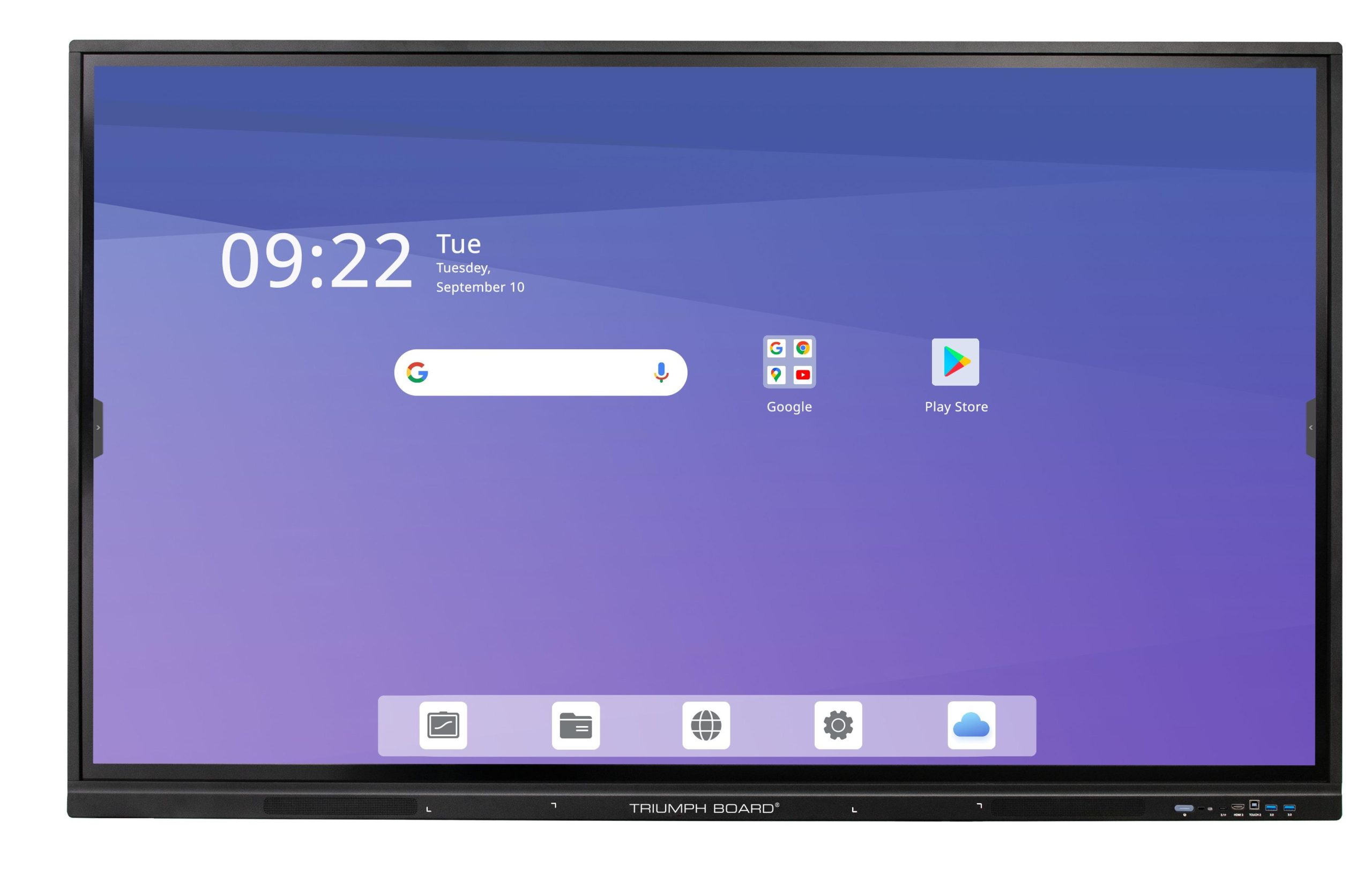 Интерактивен мулти-тъч дисплей TRIUMPH BOARD 75" IFP BLACK G, Android 14 1
