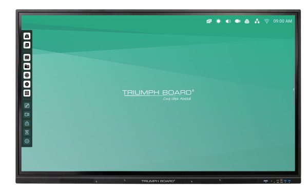 Интерактивен мулти-тъч дисплей TRIUMPH BOARD 86" IFP, Черен панел, Android 13 1